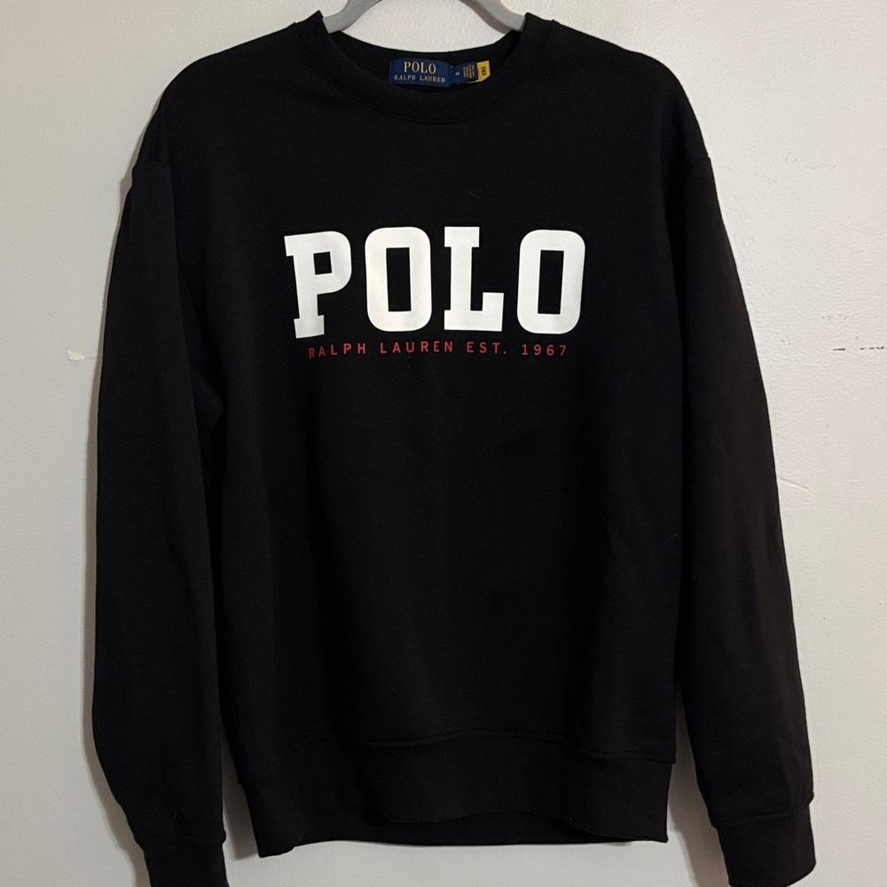 Polo by Ralph Lauren Black Crewneck Sweater